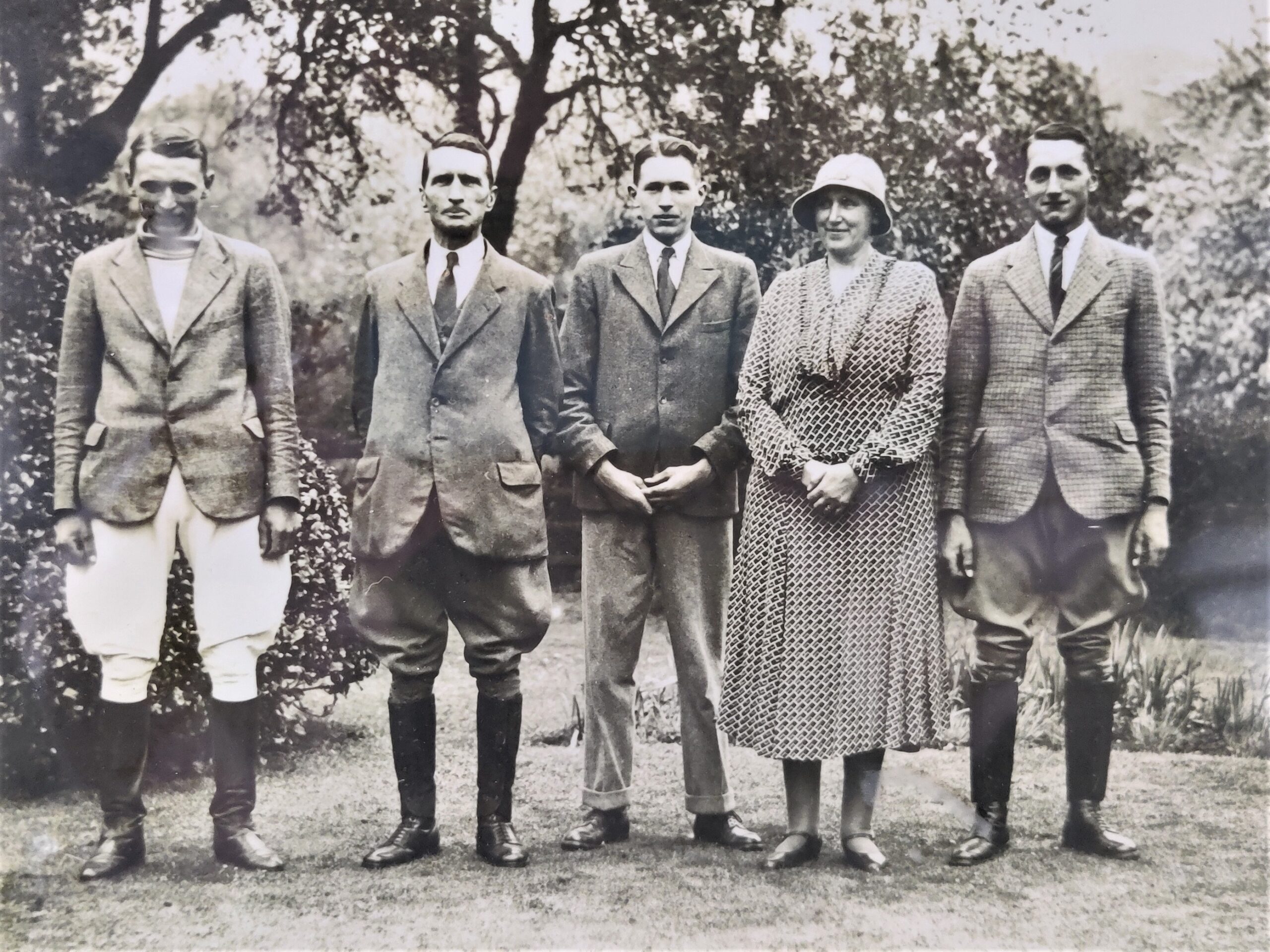 May with (l to r) Jack, Dick, Ned and Tom Fowler